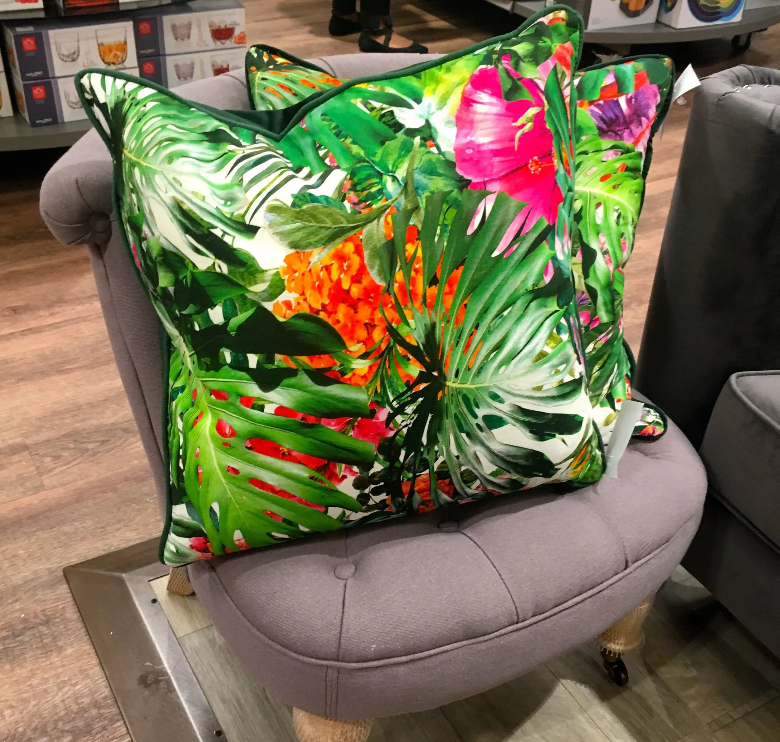 Stylish brights patterned tableware at the new Homesense store in Greenwich Bosworth Life